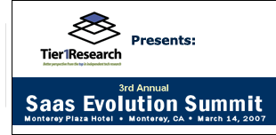 SaaS Evolution Summit March 14, 2006